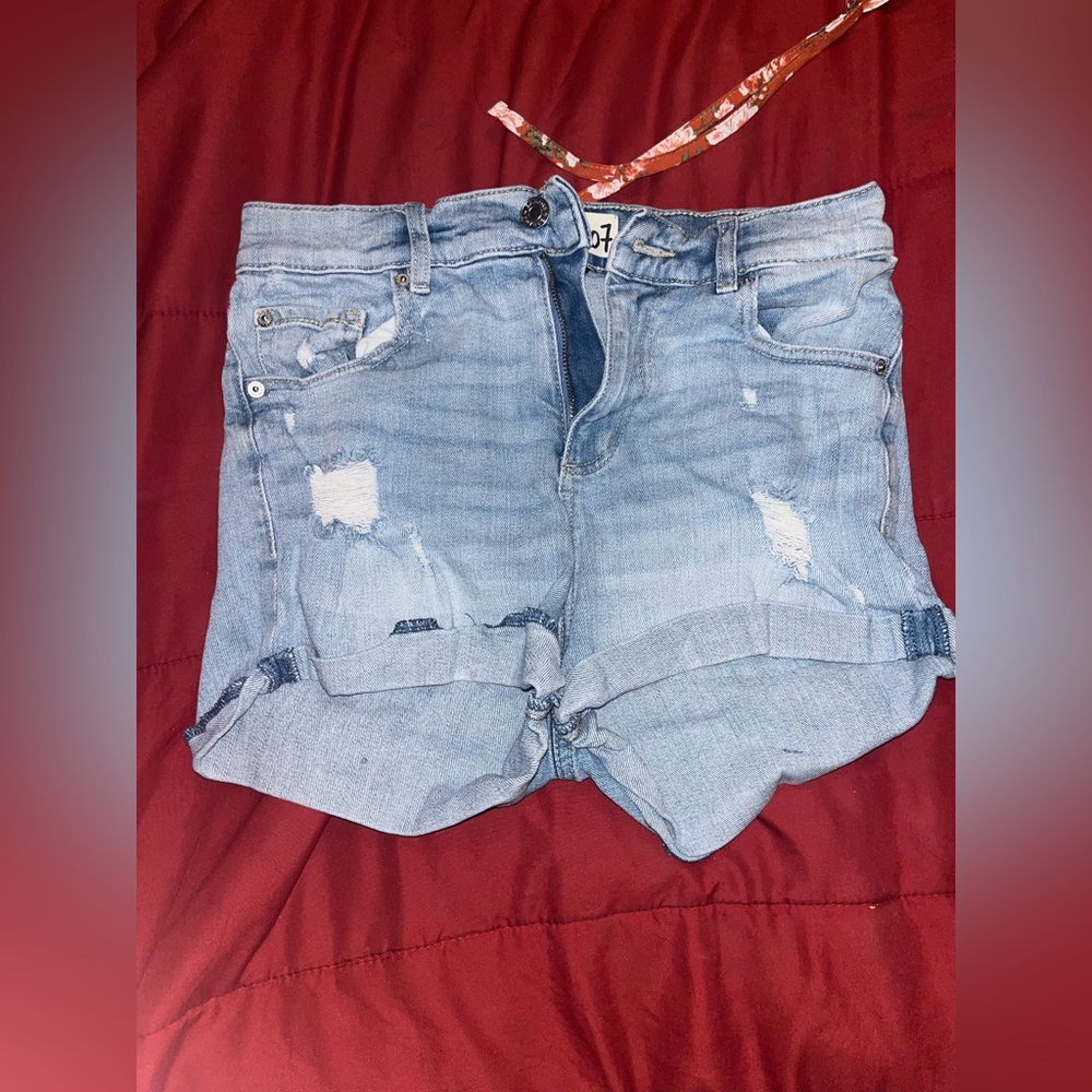 Distressed Denim Shorts from Garage. Size 6 like new